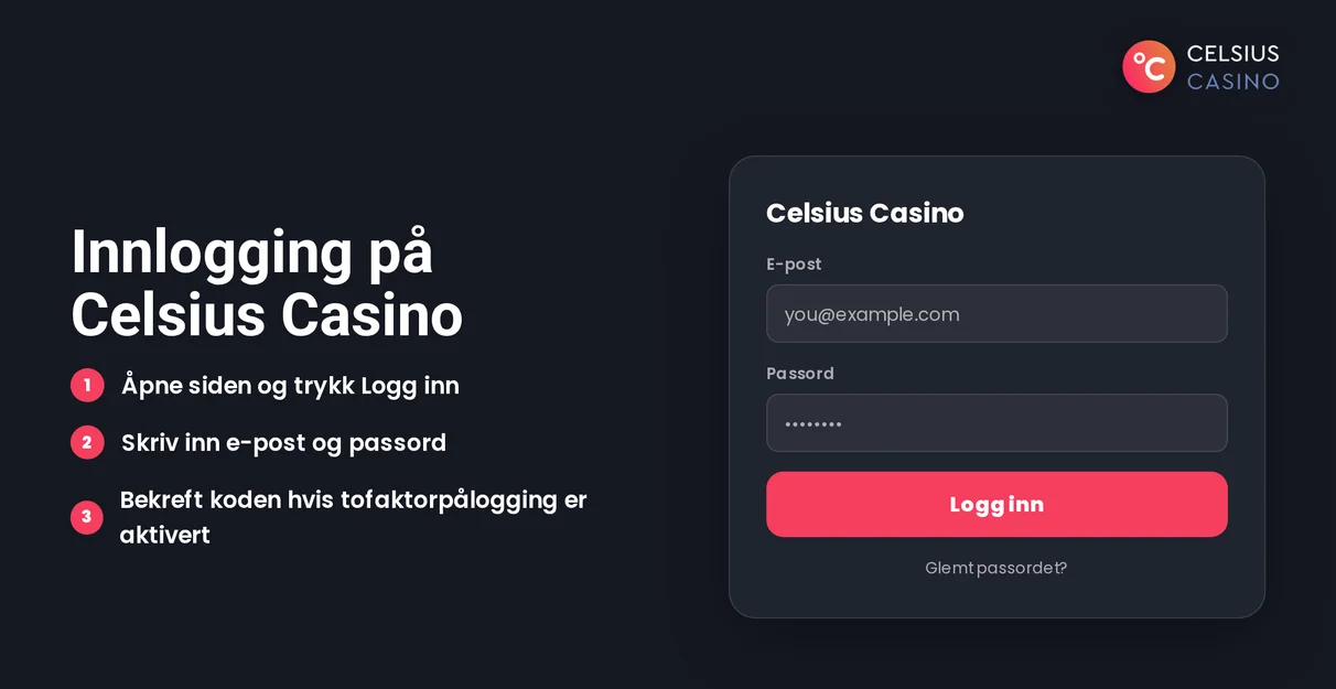 Logg inn på kontoen din